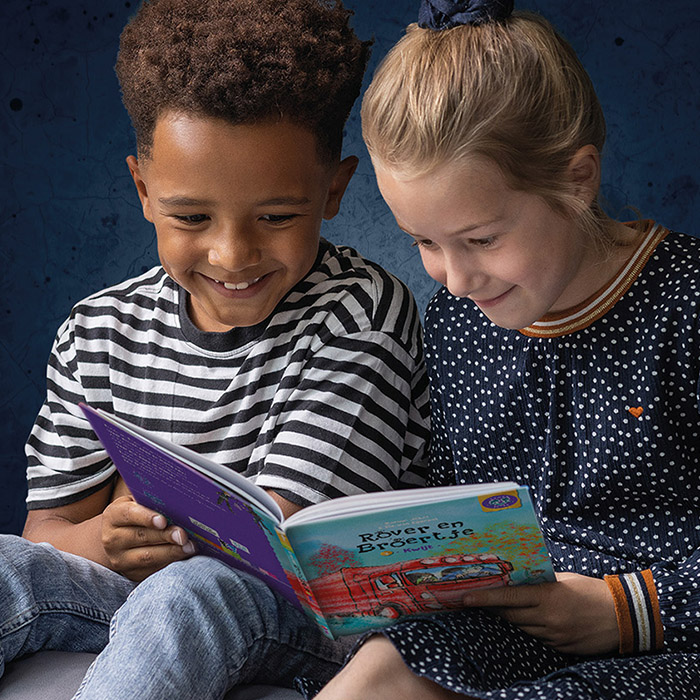 Samenleesboeken van Delubas zijn kinderboeken voor verschillende niveaus